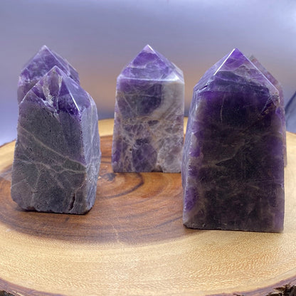 Amethyst Top Polished Point
