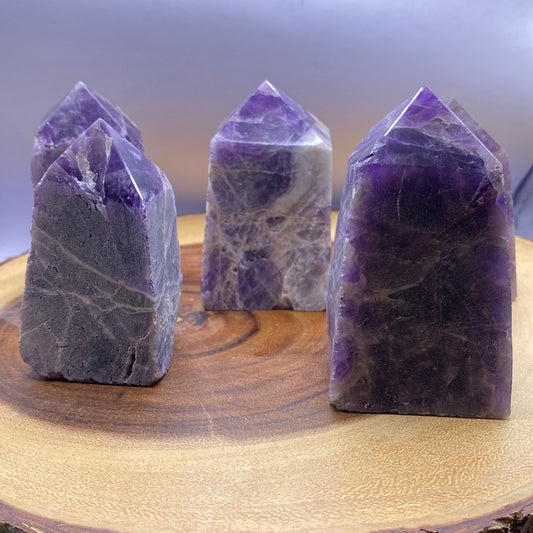 Amethyst Top Polished Point