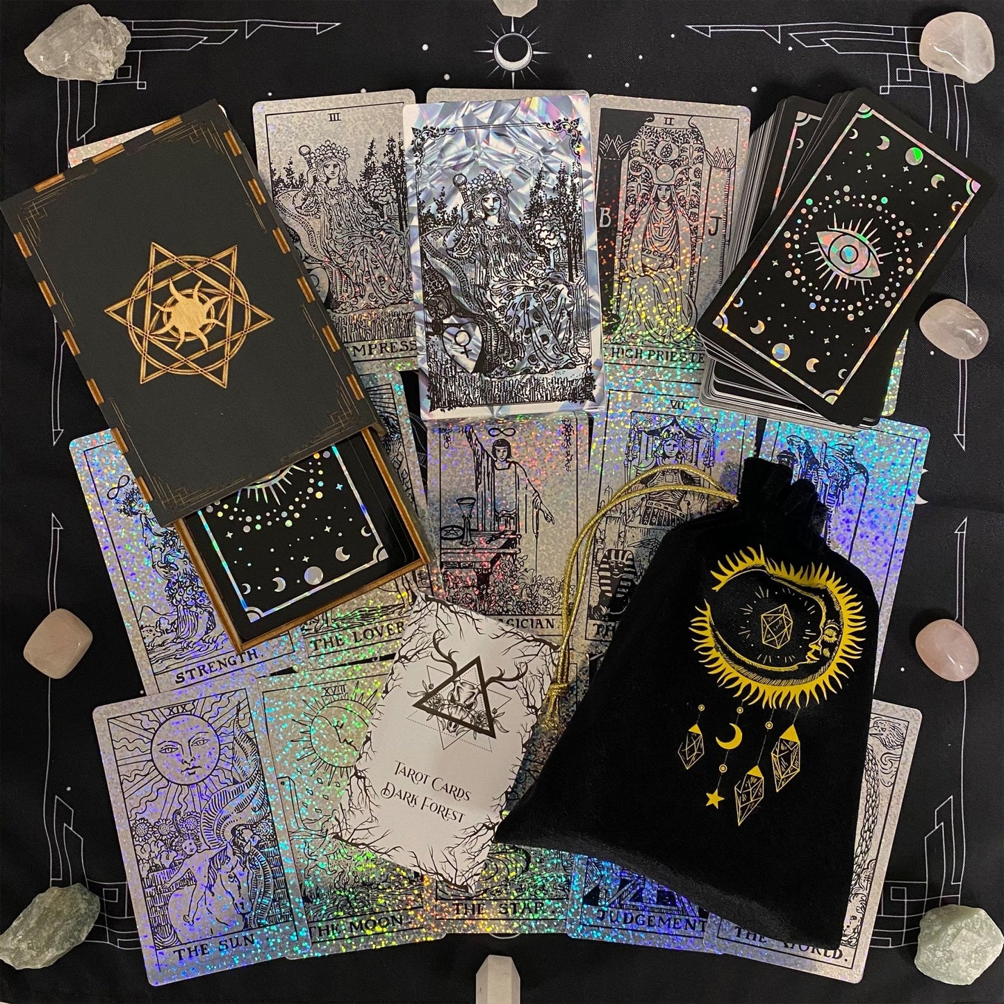 The Smith-Waite Tarot Cards Holographic Crystal Foil